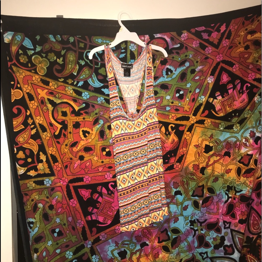 Wet Seal tribal print tank